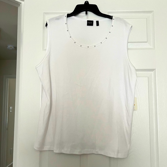 Rafaella Tops - NWT White Tank Top Rafaella 3x